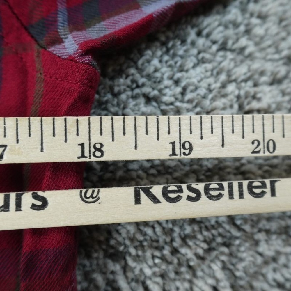 Ralph Lauren Shirt Womens S Red Plaid Flannel Button Down Long Sleeve Outdoor - Picture 7 of 13